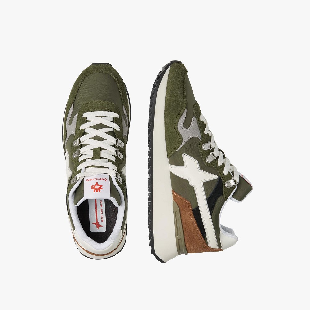 Basket W6YZ Army Green/Grey Homme | RWQ-94000267